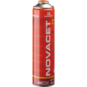 Novacet Gas 600ml Cartridge (330gr Gas) 