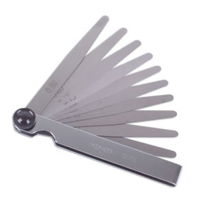 Feeler Gauge Metric - 10 Blades