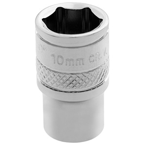 6 Point Socket 1/4" Square Drive (10mm)