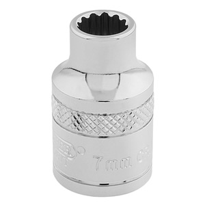 12 Point Socket 3/8" Square Drive (7mm)