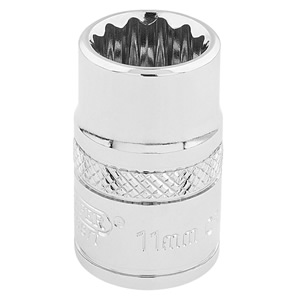 12 Point Socket 3/8" Square Drive (11mm)