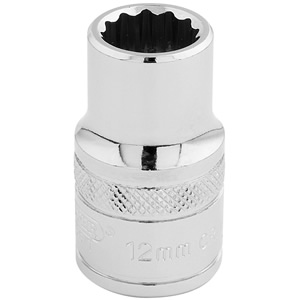 12 Point Socket 1/2" Square Drive (12mm)
