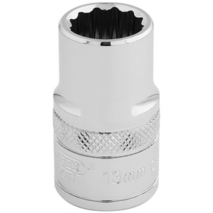 12 Point Socket 1/2" Square Drive (13mm)