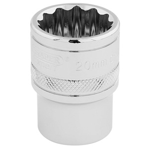 12 Point Socket 1/2" Square Drive (20mm)