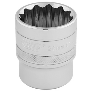 12 Point Socket 1/2" Square Drive (28mm)