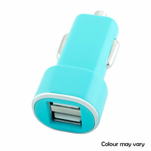 Dual USB Port Car Charger iPhone i Phone Android.
