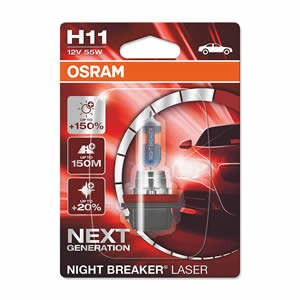 H11 Night Breaker Laser Halogen Headlamp Bulb