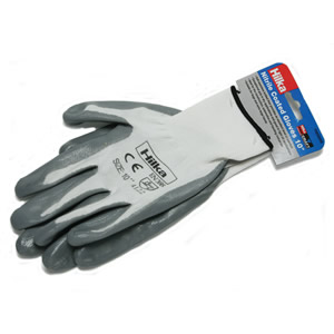 Nitrile Coated Work Gloves Size 10 (Medium)