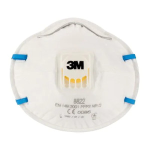 3M Disposable Respirator Mask 8822 Masks