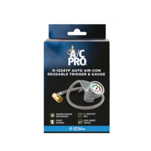 Air-Con Recharge trigger and gauge - R1234YF Refrigerant