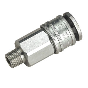 Air Line Coupling Body Male 1/4" BSPT Airline