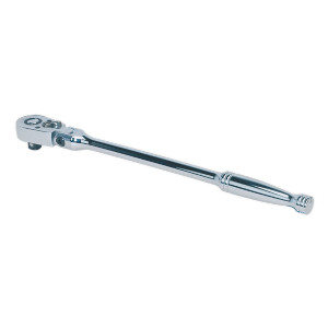 Ratchet Wrench with Pear-Head & Flip Reverse 300mm 3/8"Sq Drive Flexi-Head