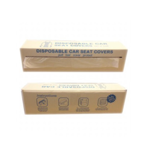Disposable White Seat Covers - Roll of 100