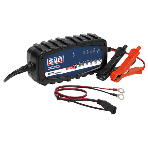 Compact Smart Trickle Charger & Maintainer 2A 9-Cycle 6/12V