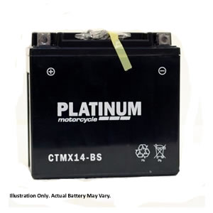 CTMX14-BS Motorcycle Battery YTX14-BS