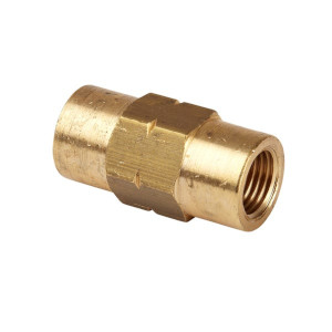 Brass Inline Connector Female M10 x 1mm
