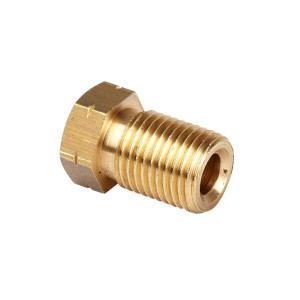 Brass Union Male M10 x 1mm No Lead 3/16" Pipe