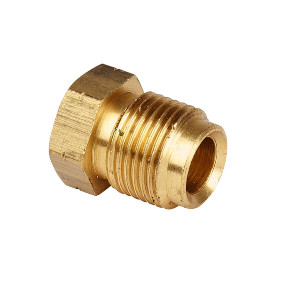 Brass Union Male M12 x 1mm Short 1/4 Pipe
