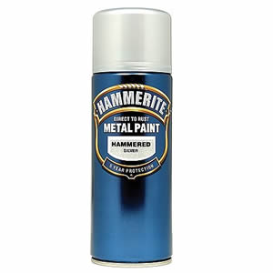 Hammered Silver - Direct To Rust Metal Paint 400ml Aerosol