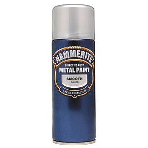 Smooth Silver - Direct To Rust Metal Paint 400ml Aerosol