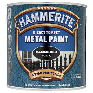 Hammered Black - Direct To Rust Metal Paint 2.5Ltr