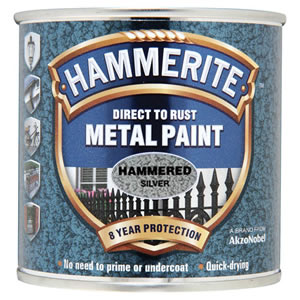 Hammered Silver - Direct To Rust Metal Paint 250ml