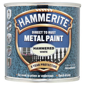 Hammered White - Direct To Rust Metal Paint 250ml
