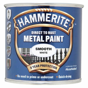 Smooth White - Direct To Rust Metal Paint 250ml