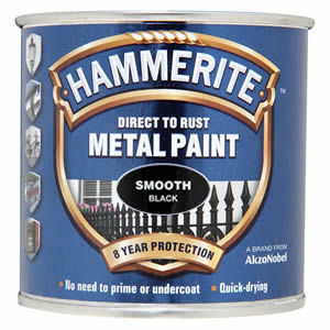Smooth Black - Direct To Rust Metal Paint 250ml