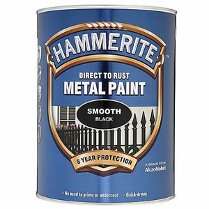 Smooth Black - Direct To Rust Metal Paint 5L
