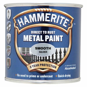Smooth Silver - Direct To Rust Metal Paint 250ml