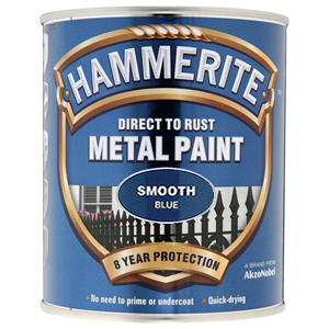Smooth Blue - Direct To Rust Metal Paint 750ml