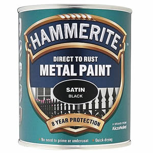 Satin Black - Direct To Rust Metal Paint 750ml