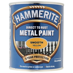 Smooth Yellow - Direct To Rust Metal Paint 750ml