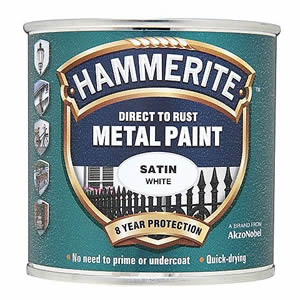 Satin White - Direct To Rust Metal Paint 250ml
