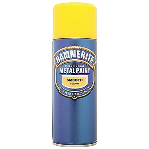 Smooth Yellow - Direct To Rust Metal Paint 400ml Aerosol