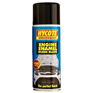 Enamel Black Engine Aerosol Spray Paint - 400 ml