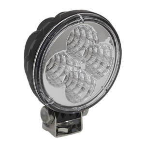 Round Work Light with Mounting Bracket 12W LED