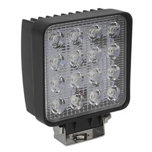 Square Work Light with Mounting Bracket 48W LED