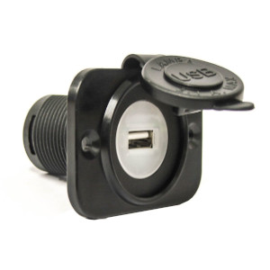 USB Flush Mount Power Socket Single 12V/24V 
