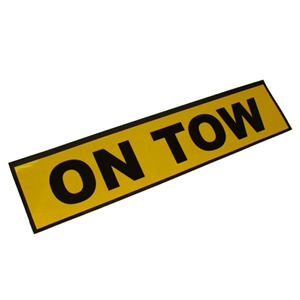 'On Tow' Plate