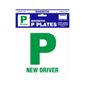 P Plates New Driver Magnetic Pair