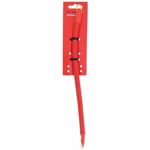 Battery Lead 15" Red Insulated Ring