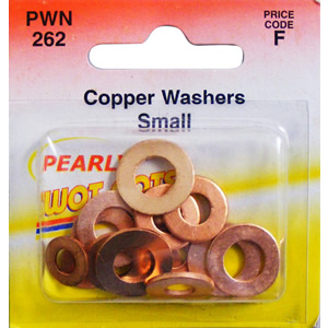 Assorted Copper Washers Small 