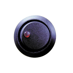Switch On/Off Mini Round Illuminated Red Spot
