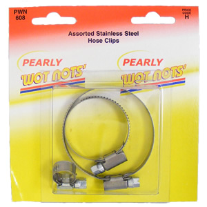 Stainless Steel Hose Clips Assorted