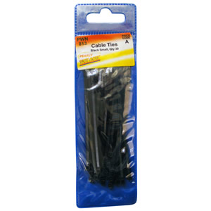 Cable Ties Black 100mm
