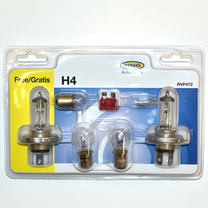 Bulbs Emergency H4 Value Pack