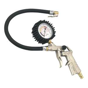 Tyre Inflator with Clip-On Connector