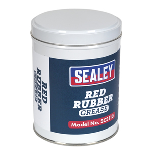 Red Rubber Grease Tin 500g 